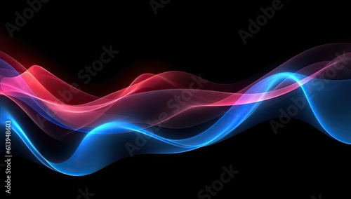 colorful_blue_wave_is_on_a_black_background