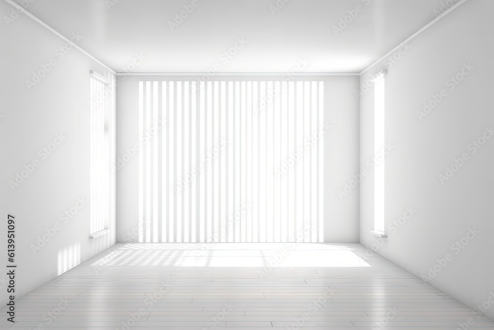 Fototapeta premium space_wall_with_empty_rooms
