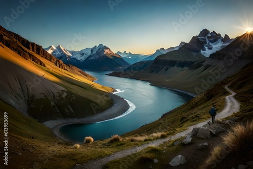 lake in the mountains