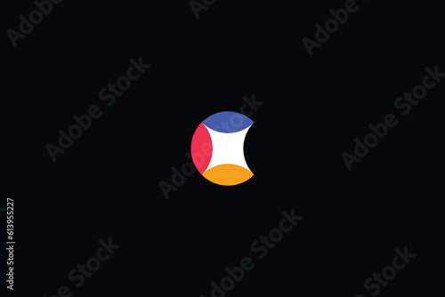 Free Download abstract coloful c letter company brand design modern style creative wordmark design typography illustration, c logo design - GFXLoad