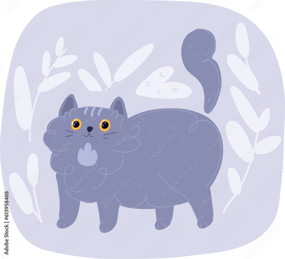 Vector illustration of Walking Cat Vector illustration of Walking Cat