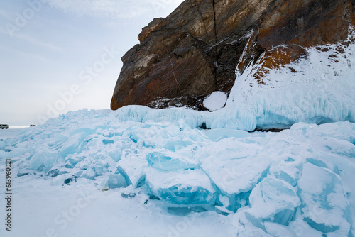 Wallpaper Mural Coast of lake Baikal in winter Torontodigital.ca