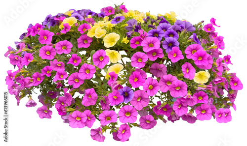 Fotografía petunia flowers isolated on transparent background