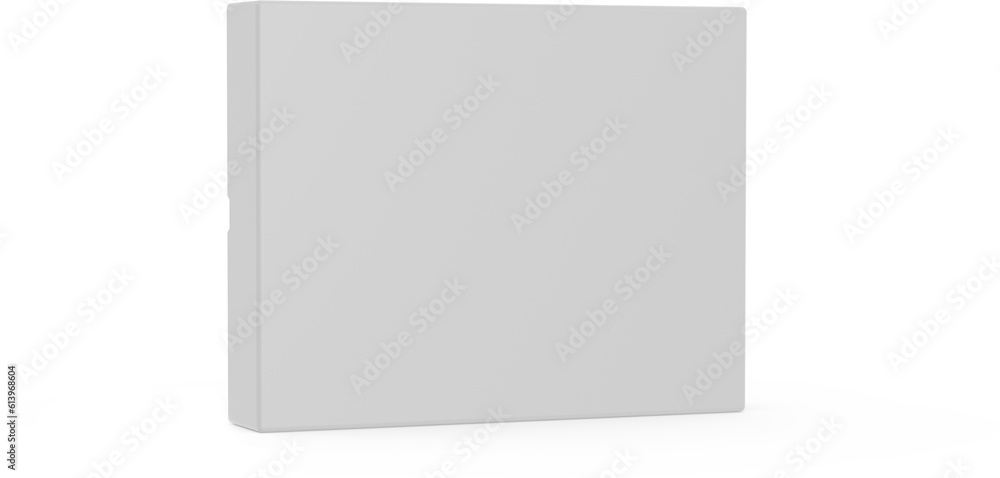 Board Game Packaging Blank Isolated 3D Rendering Board Game Packaging Blank Isolated 3D Rendering