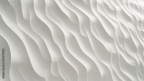 Abstrakter Hintergrund aus weißen Wellenformen.