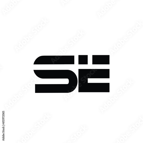 SE initial logo and sign design 
