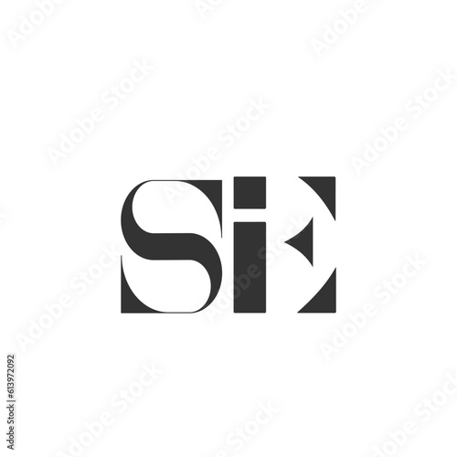 SE initial logo and sign design 