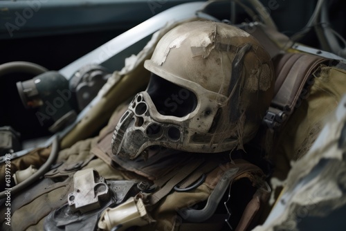 dirty old battle tank pilot