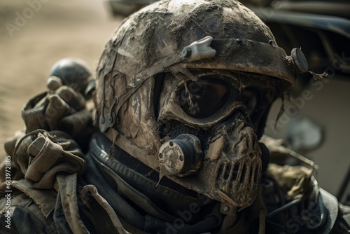 dirty old battle tank pilot