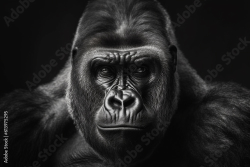 Gorilla face © Laura