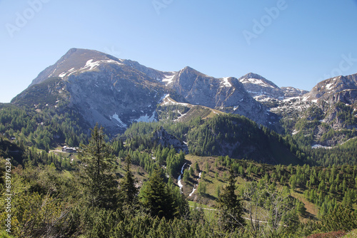 View from Jenner mountain, near Koenigsee, Germany