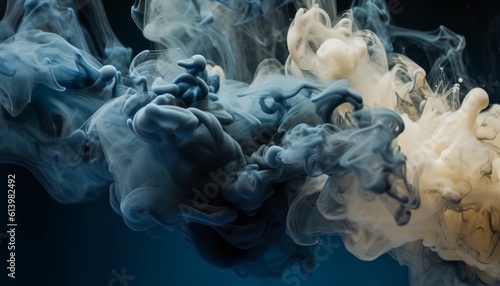 Colored Velvet Smoke Underwater