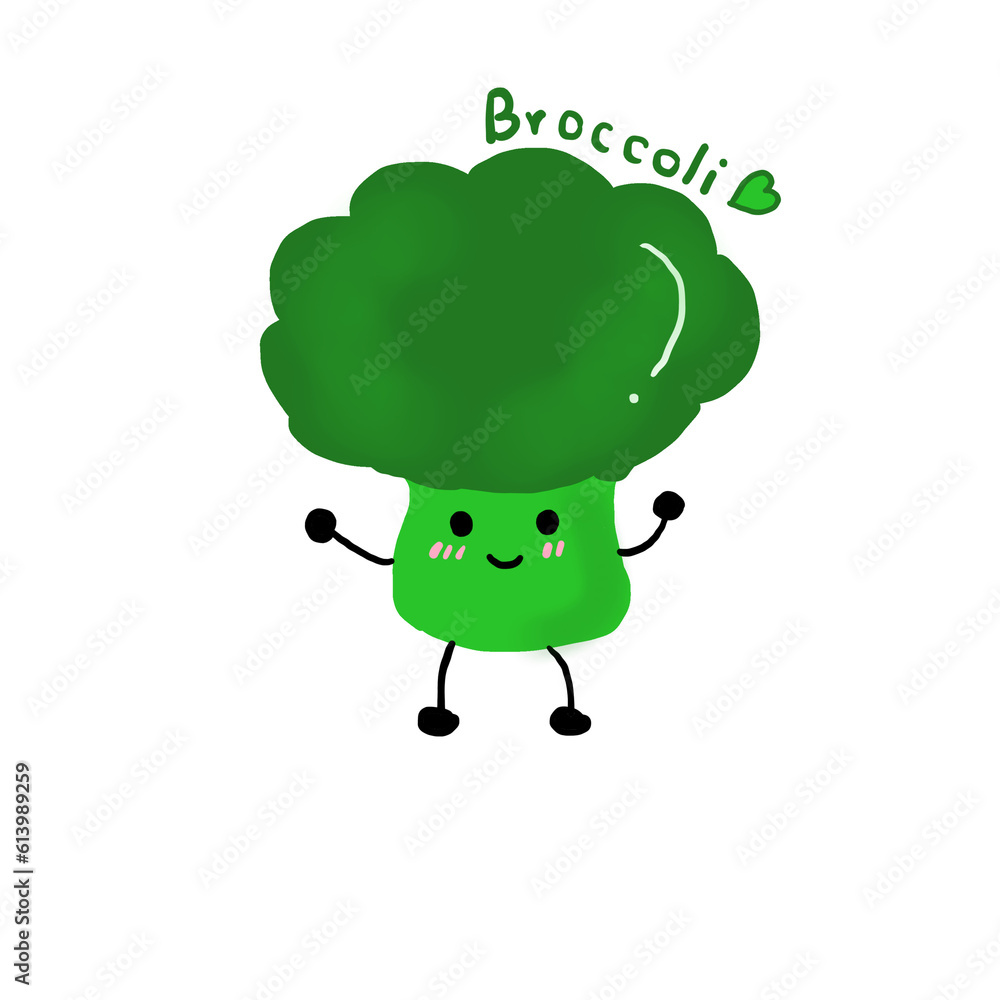 Obraz premium Broccoli sticker 