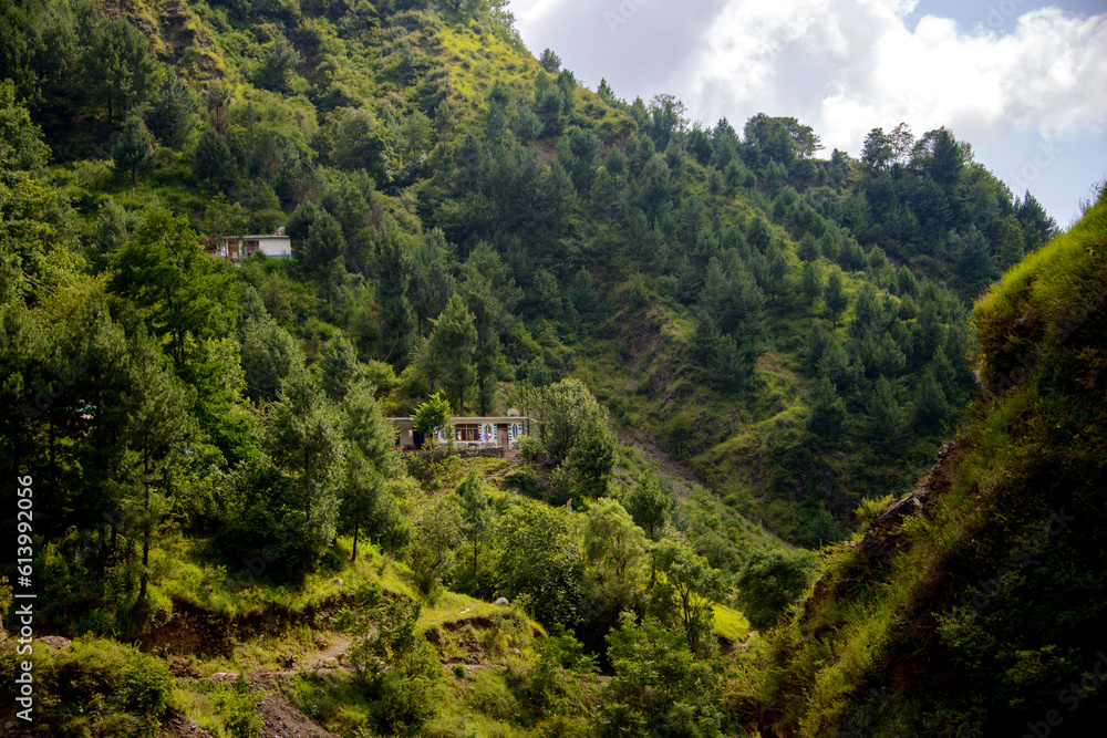 Mountains and Vellay in Nathia Gali, Abbottabad, Pakistan.