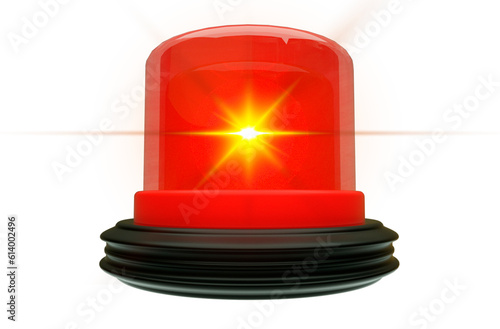Obraz na plátně 3d render object siren alert