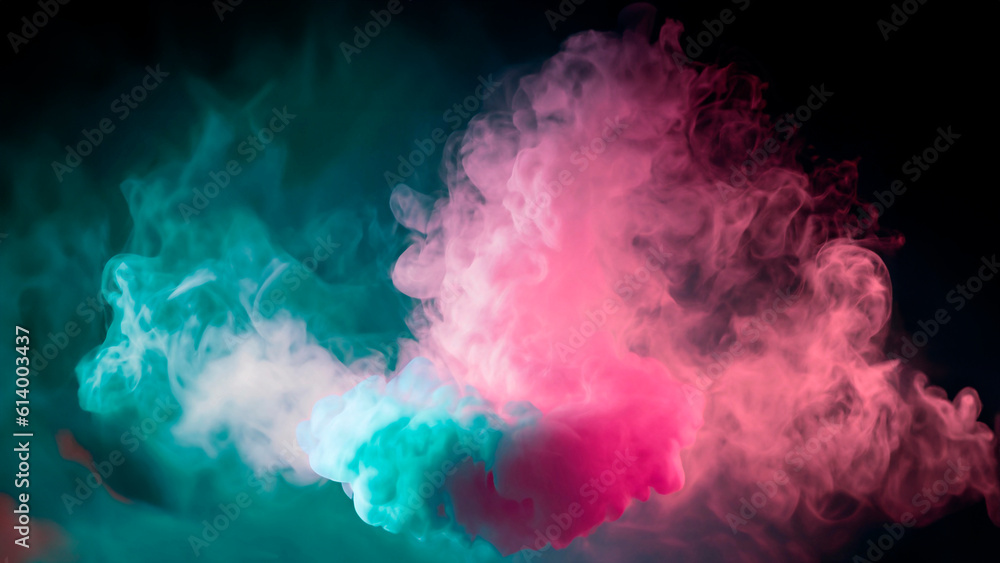 background with pink and green smoke background with pink and green smoke