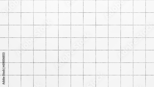 White ceramic tile background, tile floor and wall background for design and presentations, white horizontal tile wall