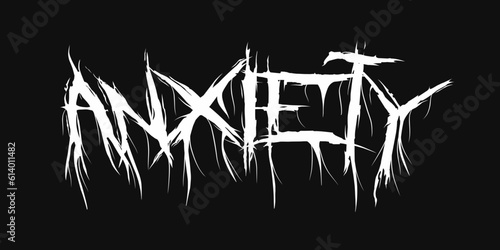 Metal Font Vector Design, and Graphics For Tshirt, Streetwear	