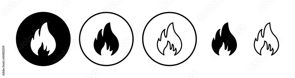 Fire icon vector. fire flame icon Fire icon vector. fire flame icon