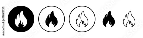 Fire icon vector. fire flame icon