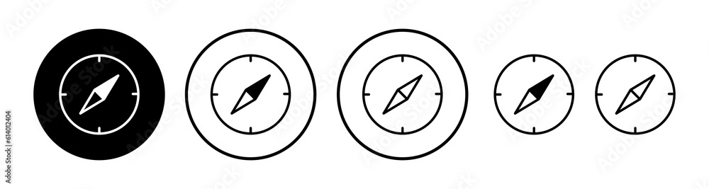 Compass icon vector. navigation icon Compass icon vector. navigation icon