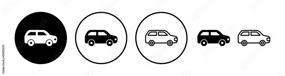 Car icon vector. Car sign. sedan