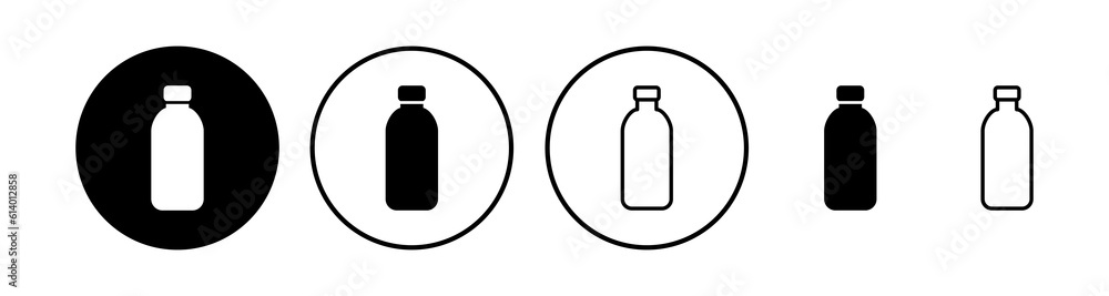bottle icon vector. bottle icon in trendy flat design bottle icon vector. bottle icon in trendy flat design