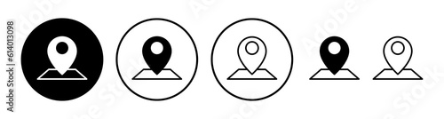 Address icon vector. location icon. address symbol. pin