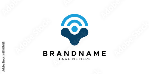a spinal signal themed graphic image, on a white background. base vector graphics.