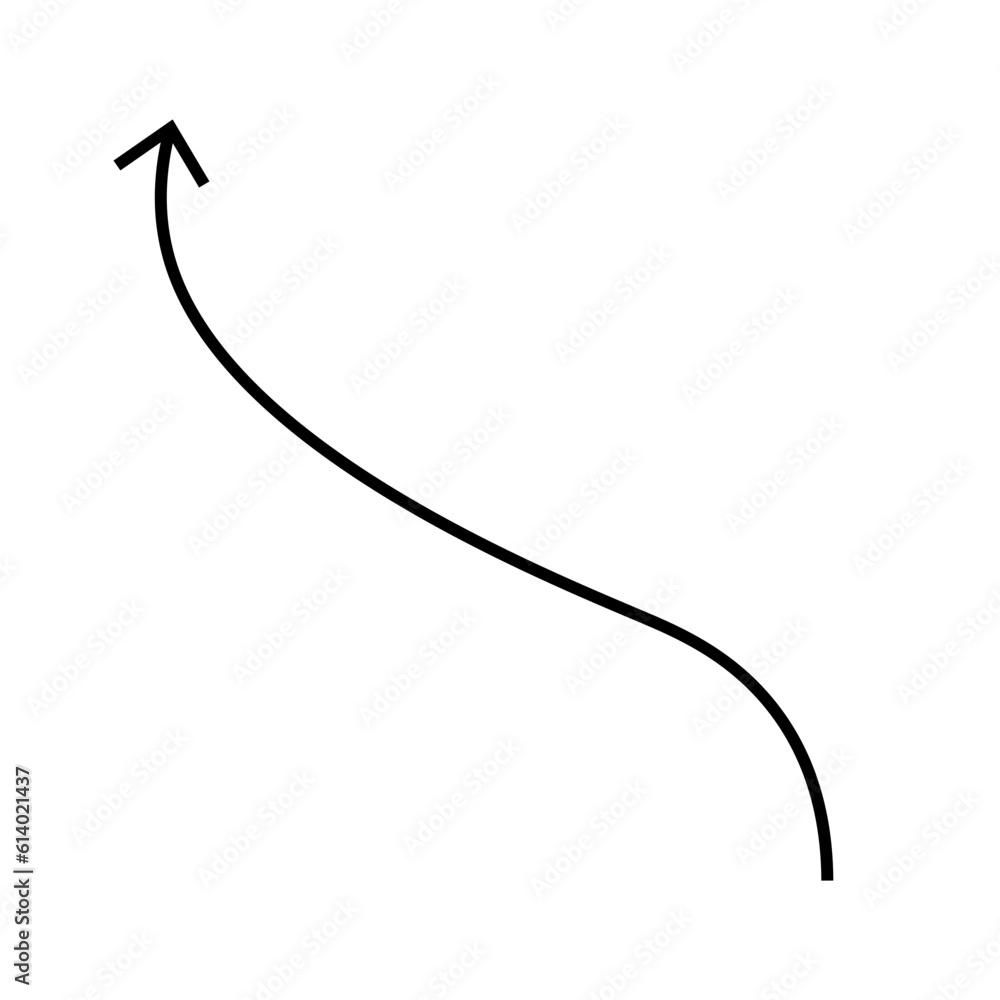 Abstract Doodle Arrow Line Abstract Doodle Arrow Line