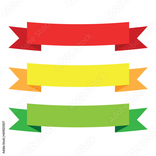 Free Download set of ribbons vector design - GFXLoad