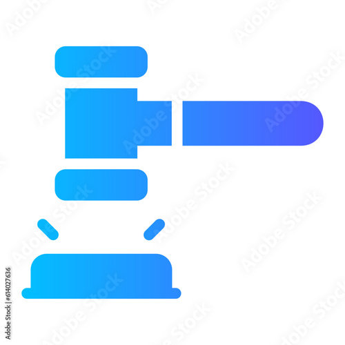 judgement gradient icon