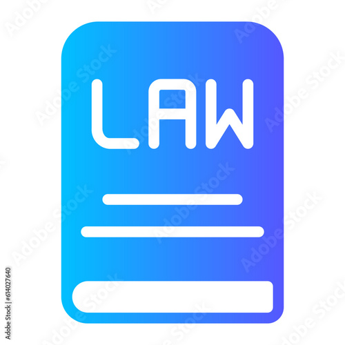 law gradient icon