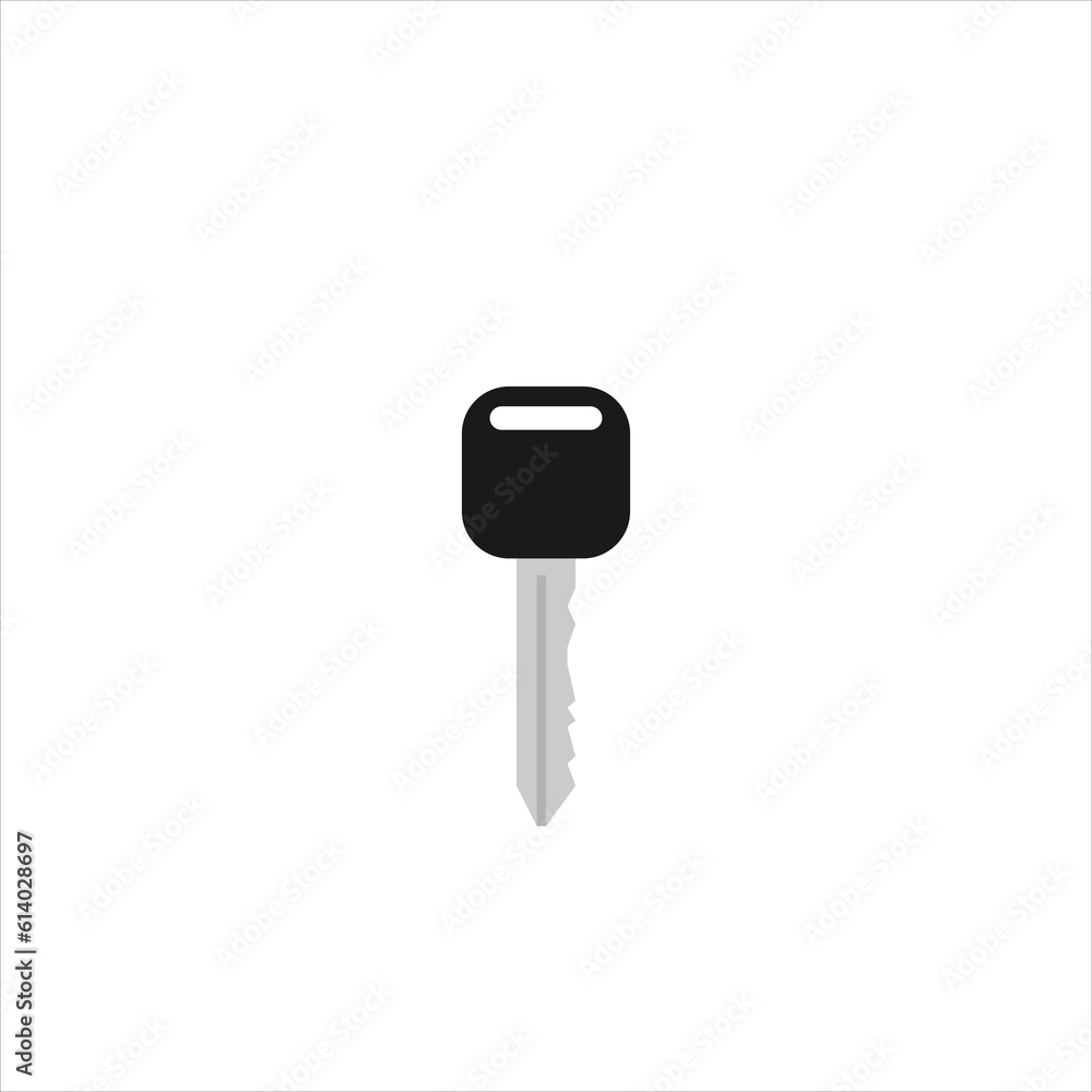 car key isolated on white car key isolated on white