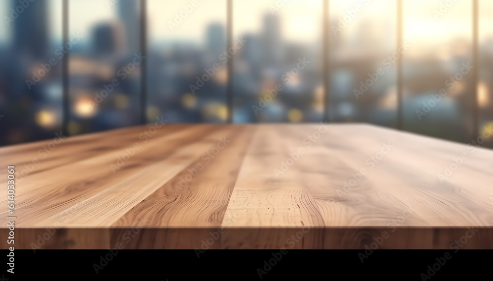 Generative AI Look out from the table, blur image of empty classroom as background. Generative AI Look out from the table, blur image of empty classroom as background.