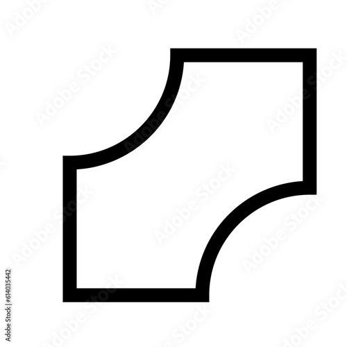 Geometric line shape