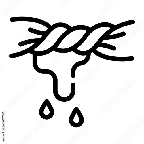squeeze Line Icon