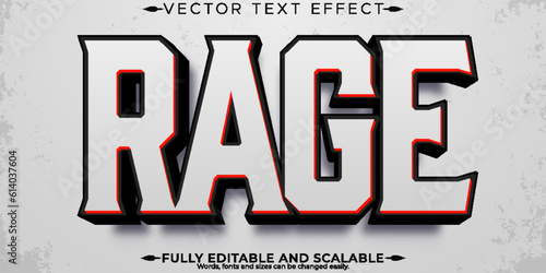 Rock music text effect, editable metal and guitar text style