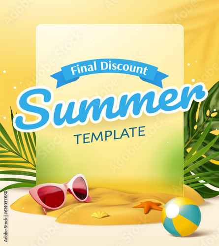 Summer finale sale template
