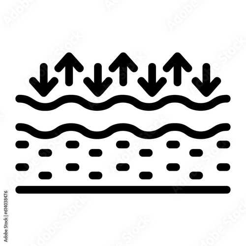 elastic line icon