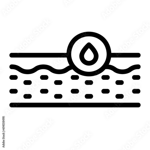 oily line icon