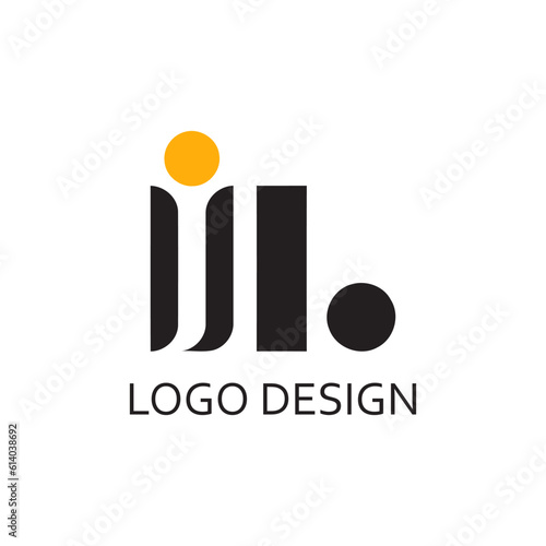 letter il for logo company design template photo