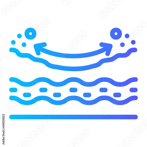 exfoliant gradient icon