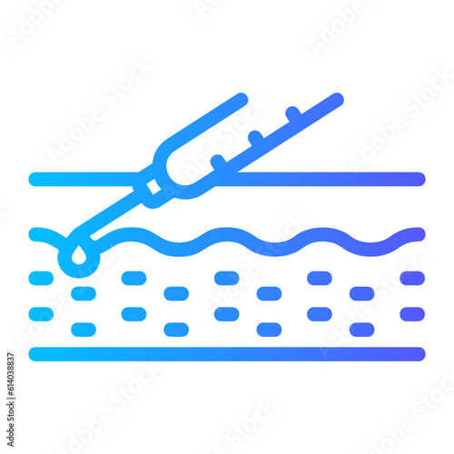 syringe gradient icon
