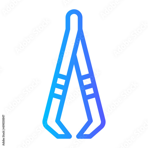 tweezers gradient icon