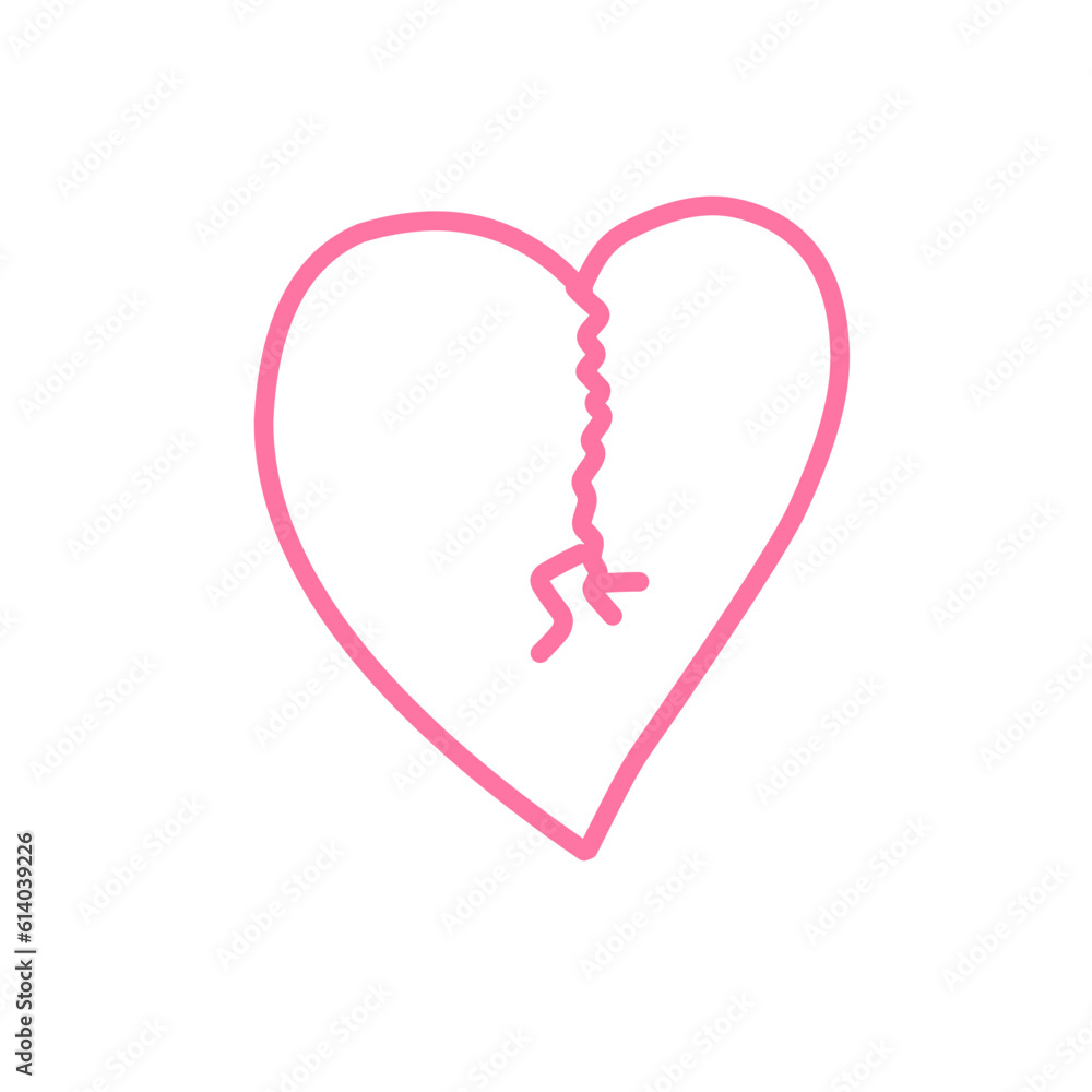 Broken heart icon Broken heart icon