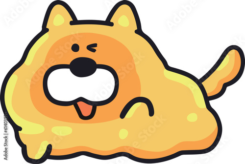 スライム犬_01_手をあげる