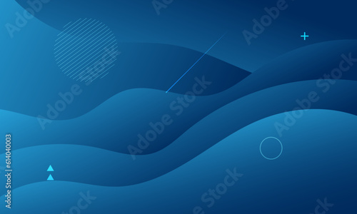 abstract blue background with waves.