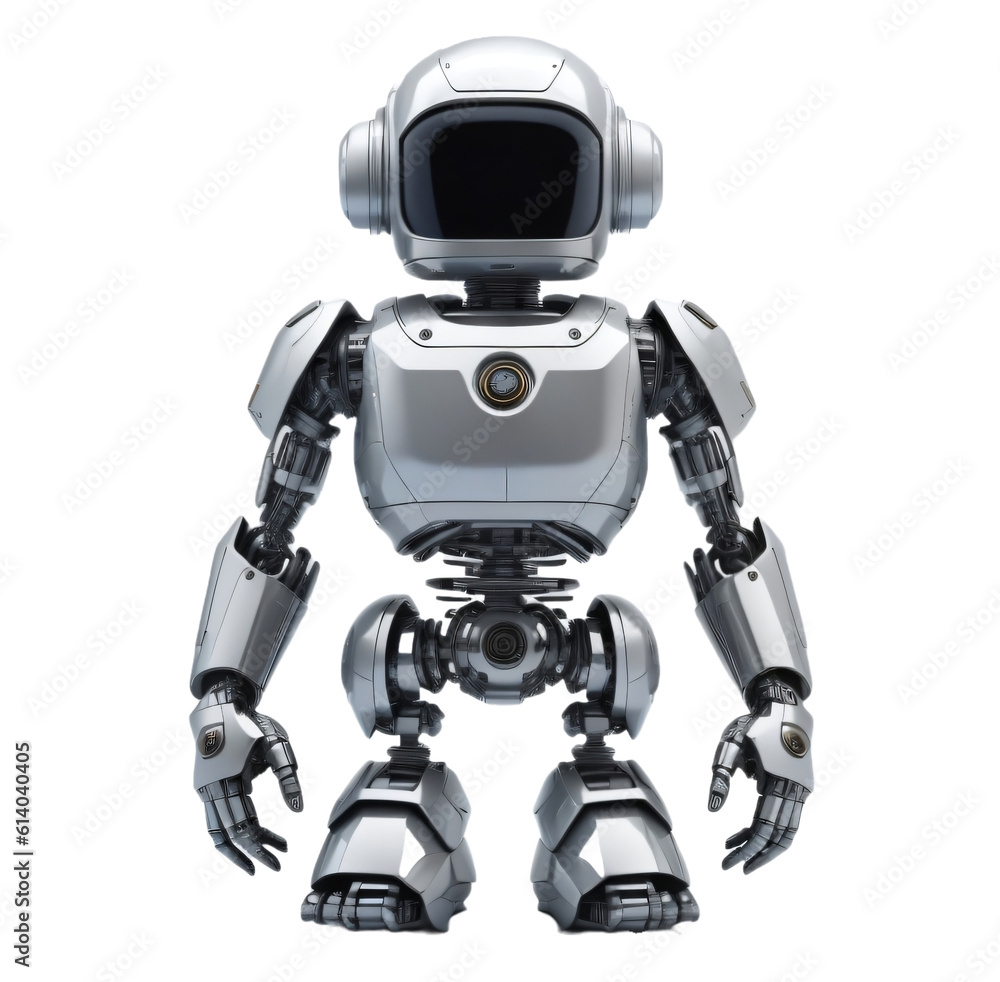 Helper Robot, Future Robot Concept, Robotic Technology, isolated, transparent background, no background. PNG. Generative AI. Helper Robot, Future Robot Concept, Robotic Technology, isolated, transparent background, no background. PNG. Generative AI.