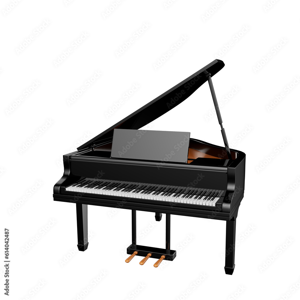 Musical Instrument 3D Illustration Object Musical Instrument 3D Illustration Object